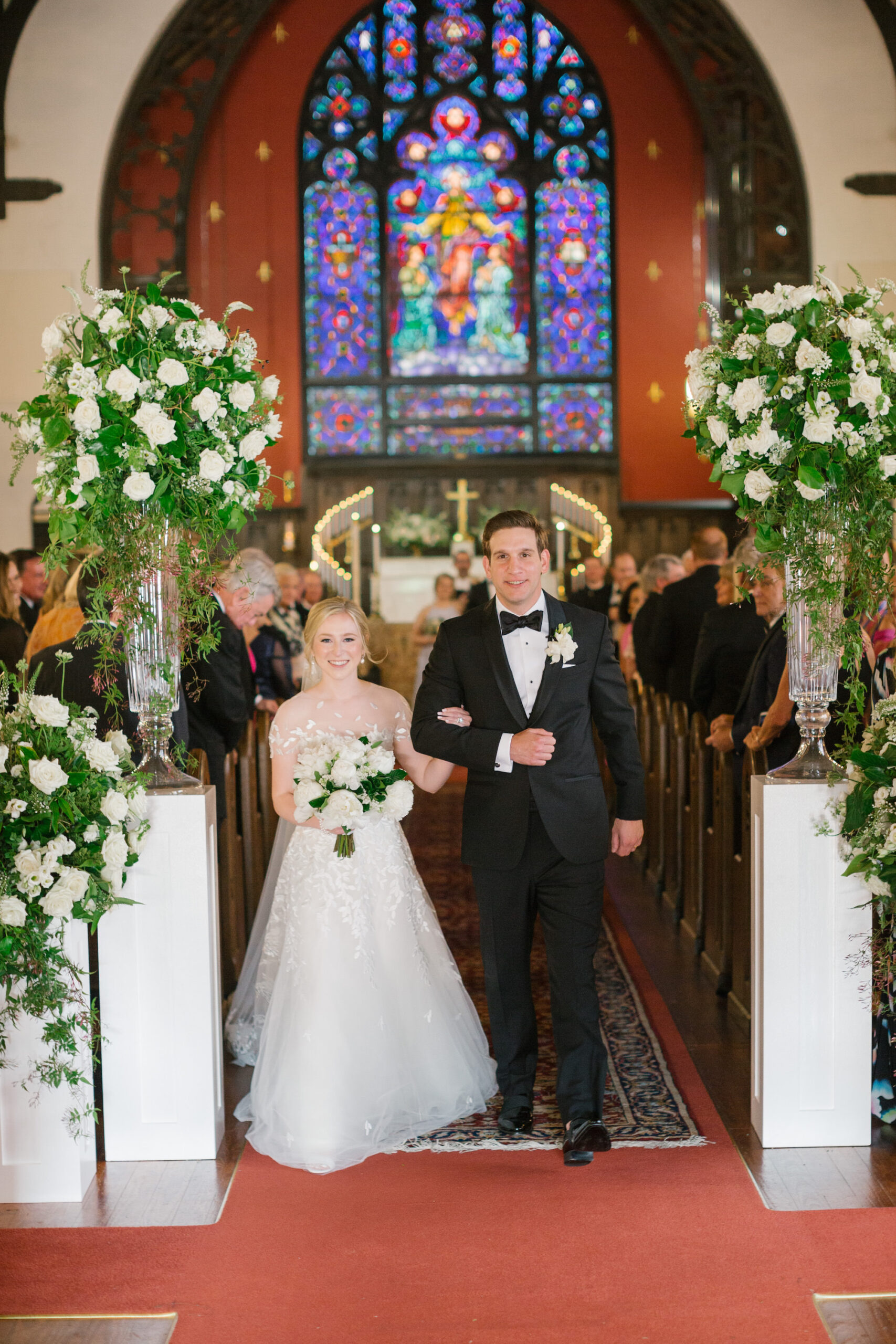 Bride and Groom Timeless Episcopal Church Wedding Ceremony | Tampa Bay Planner Parties A La Carte