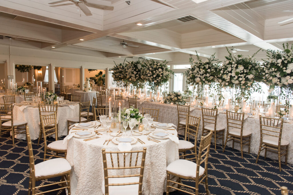 Timeless Gold and White Wedding Reception Inspiration | Tampa Bay Planner Parties A La Carte